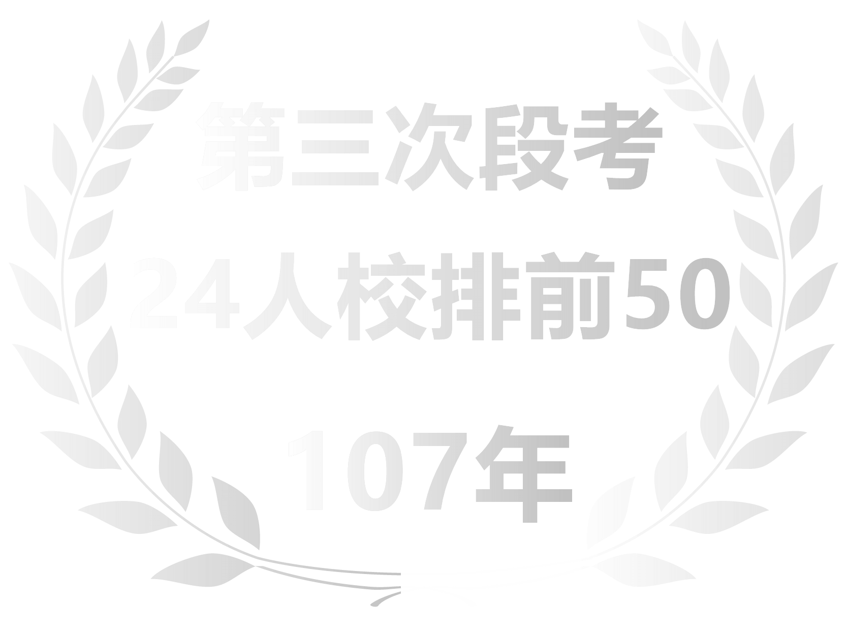 第三次段考24人校排前50