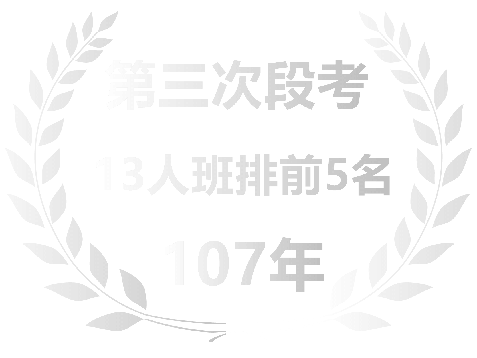 第三次段考成就